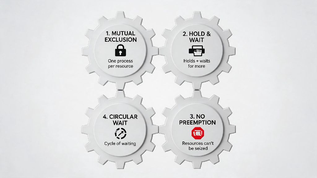 4 Key Rules: A System Will Never Enter a Deadlocked State If You Apply These